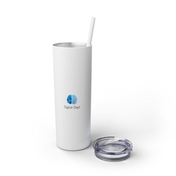 Skinny Tumbler with Straw, 20oz